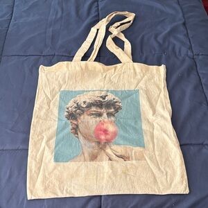 Artistic Beige Tote Bag